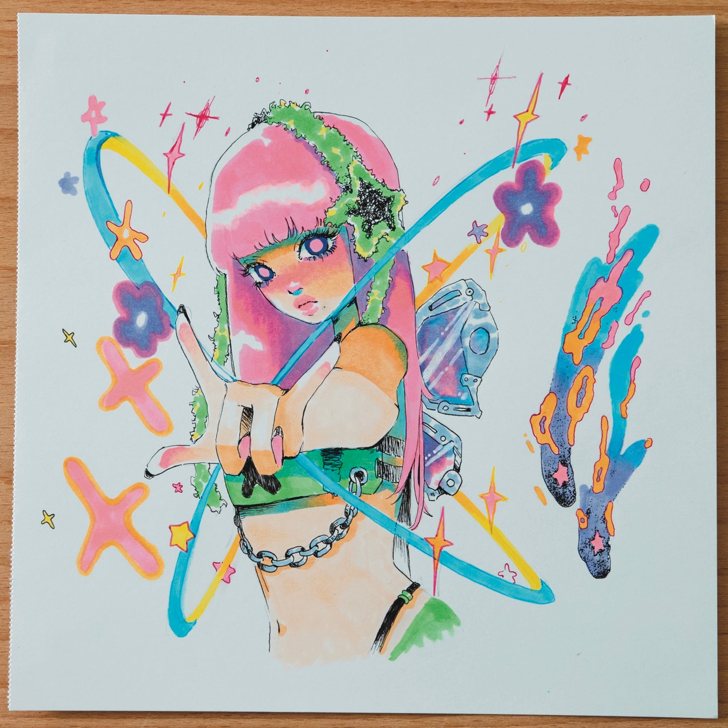 "Space Fairy” Original Illustration