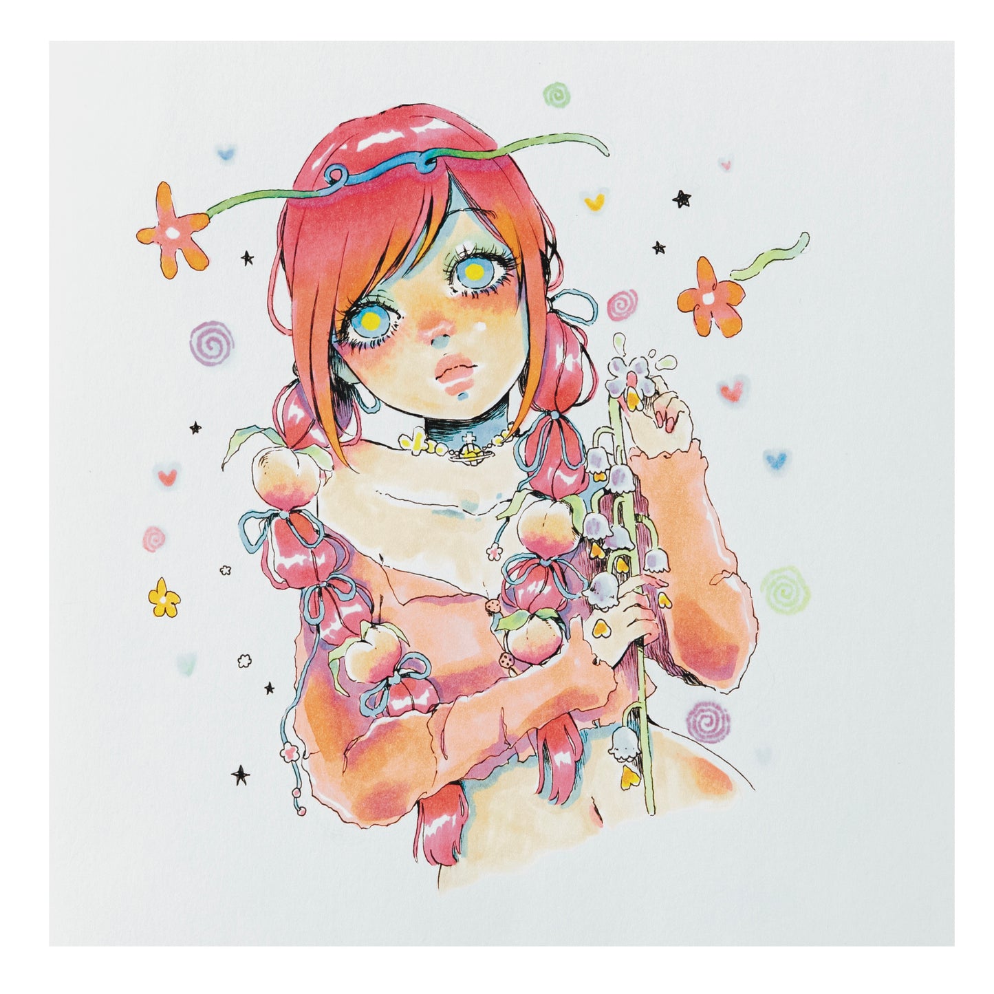 "Peach Girl" Print