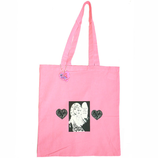 Baby Pink Tote With Charm